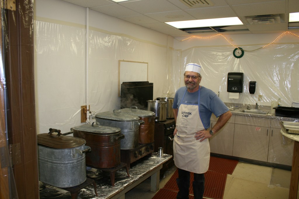 Lutefisk chef - a very smelly job